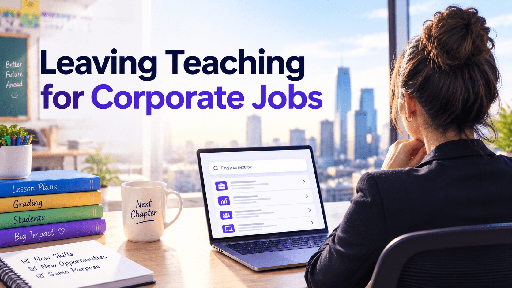 Leaving teaching for corporate jobs